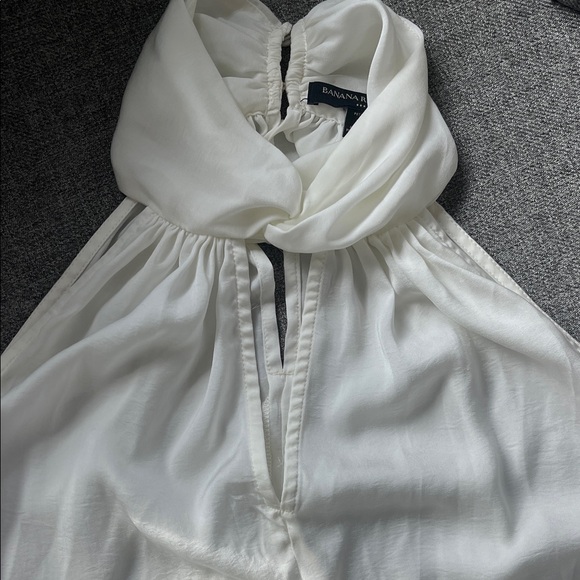 Banana Republic White Halter Blouse - Picture 2 of 5
